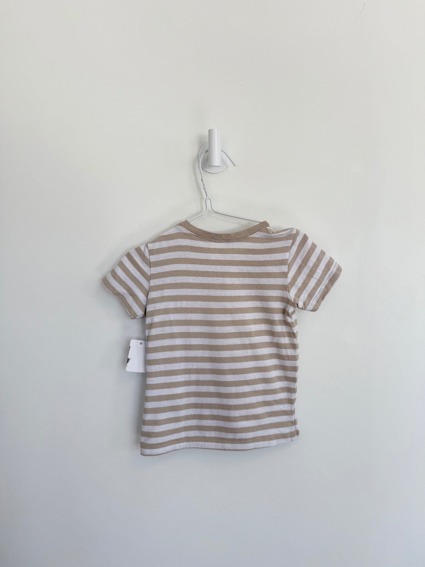 H&amp;M T-Shirt 9-12 months Stripe- Neutral