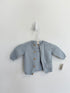 Wedoble Cardigan 0-6 months light blue