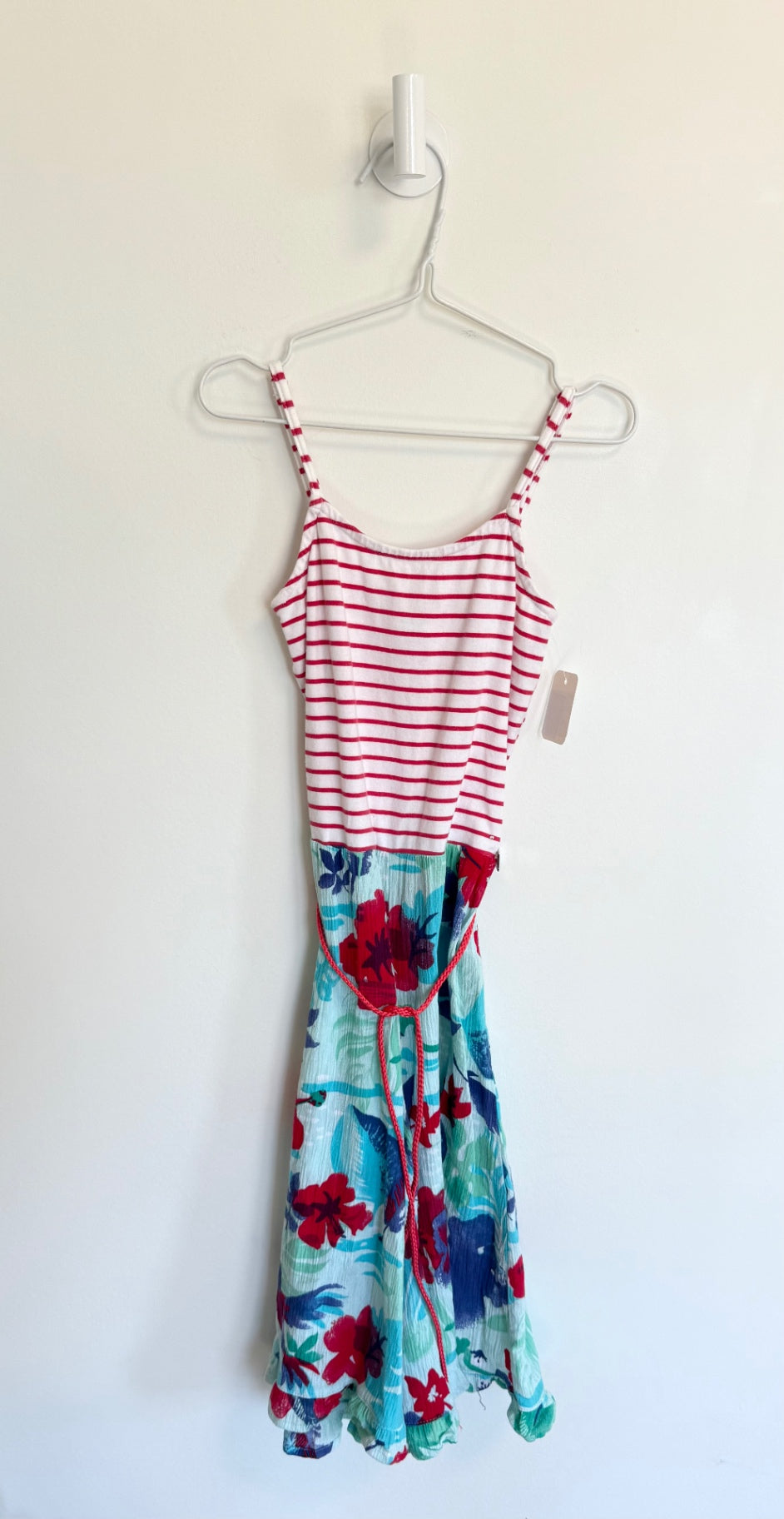 Deux par Deux Dress 5 years Stripe/Floral