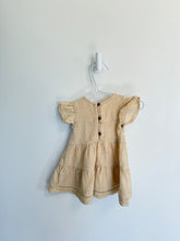 Quincy Mae Dress 3-6 months Cream/yellow stripe