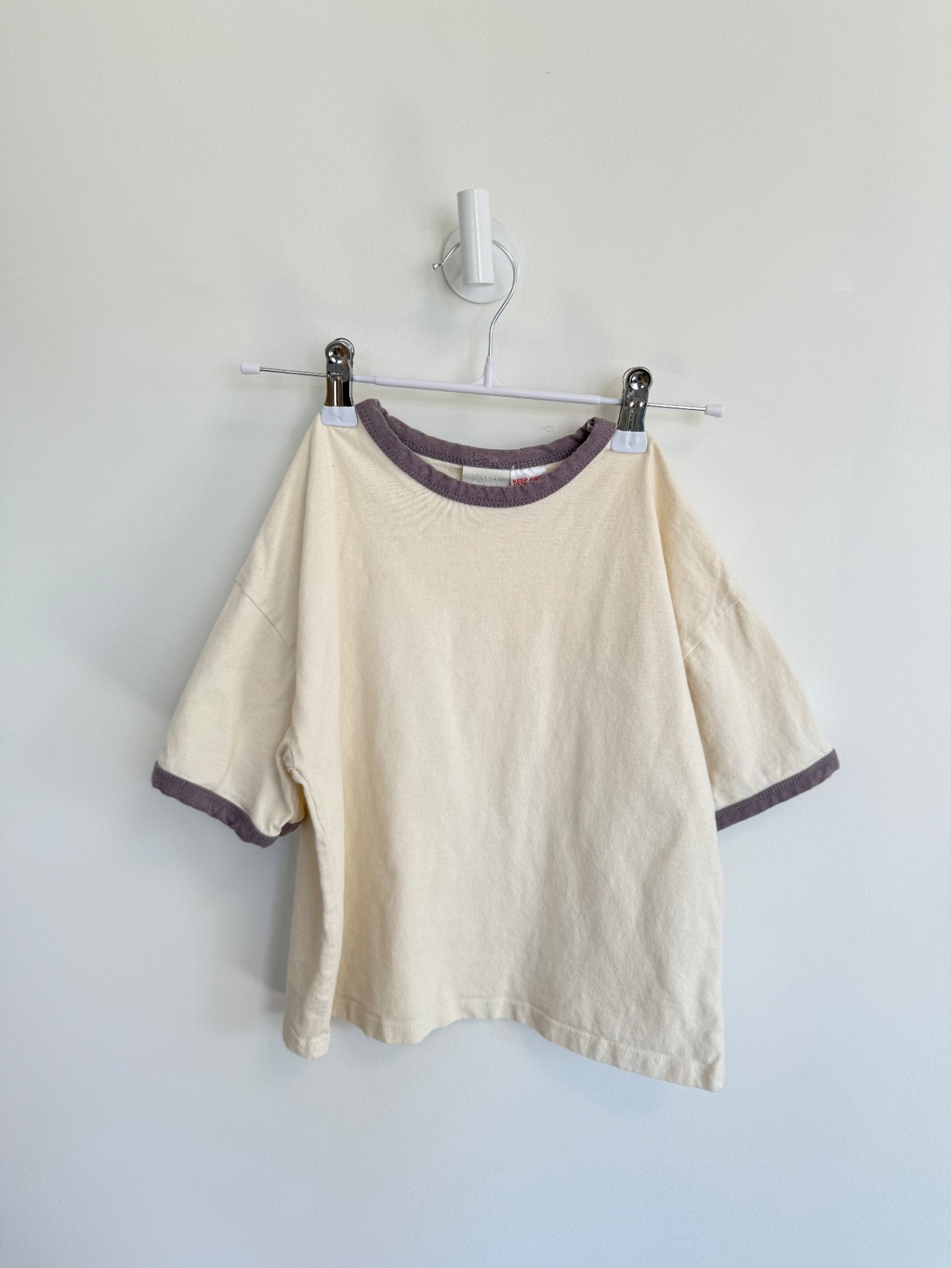 Zara T-Shirt 3 years Cream