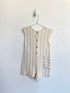 Zara Romper 18-24 months Neutral Stripe