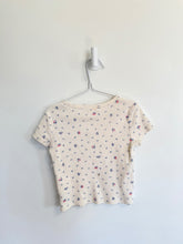 Gap T-Shirt 6-7 years White w/flowers