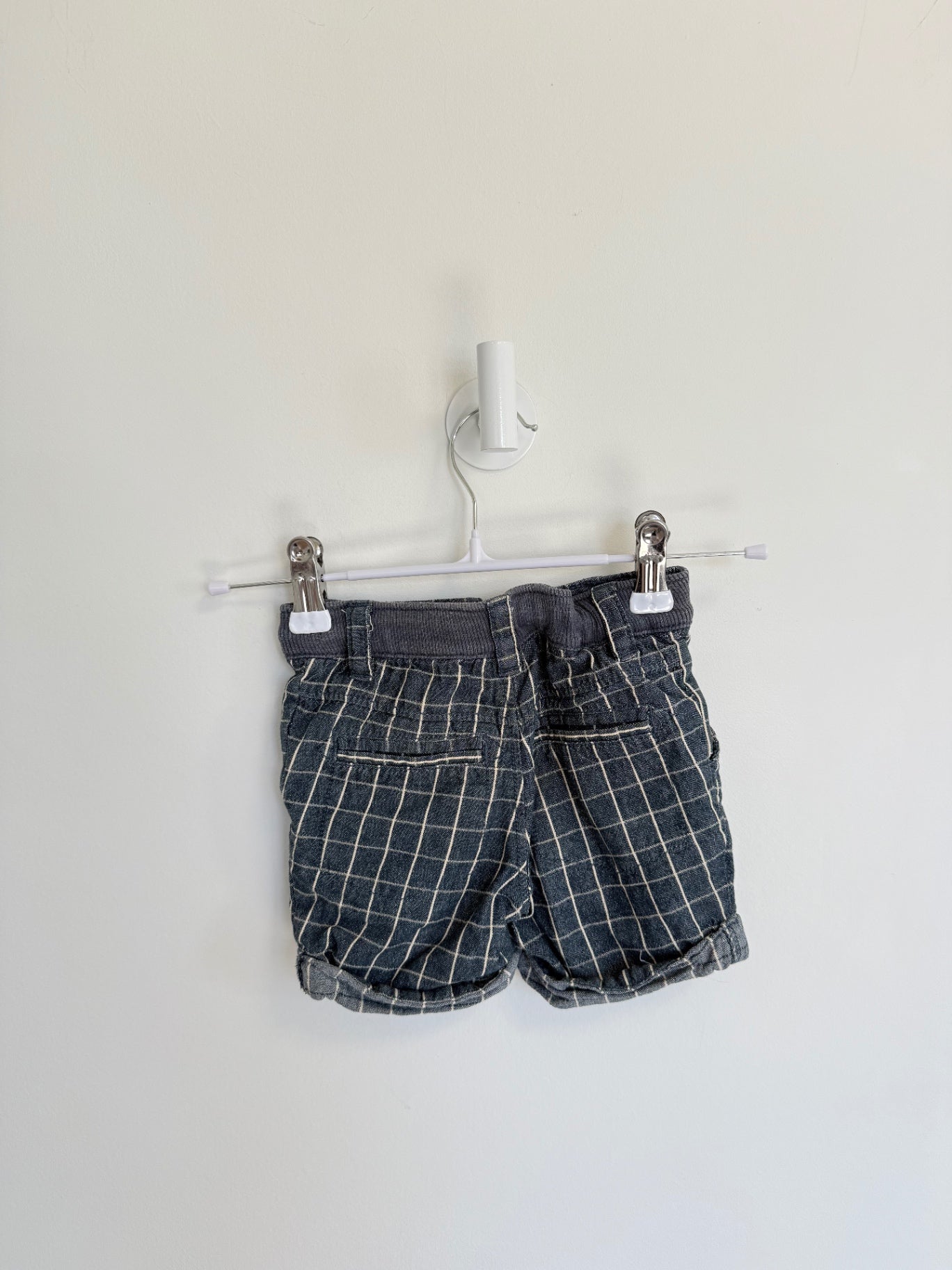 Cat &amp; Jack Shorts 12 months denim check