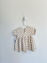 Quincy Mae Dress 3-6 months Cream w/ florals