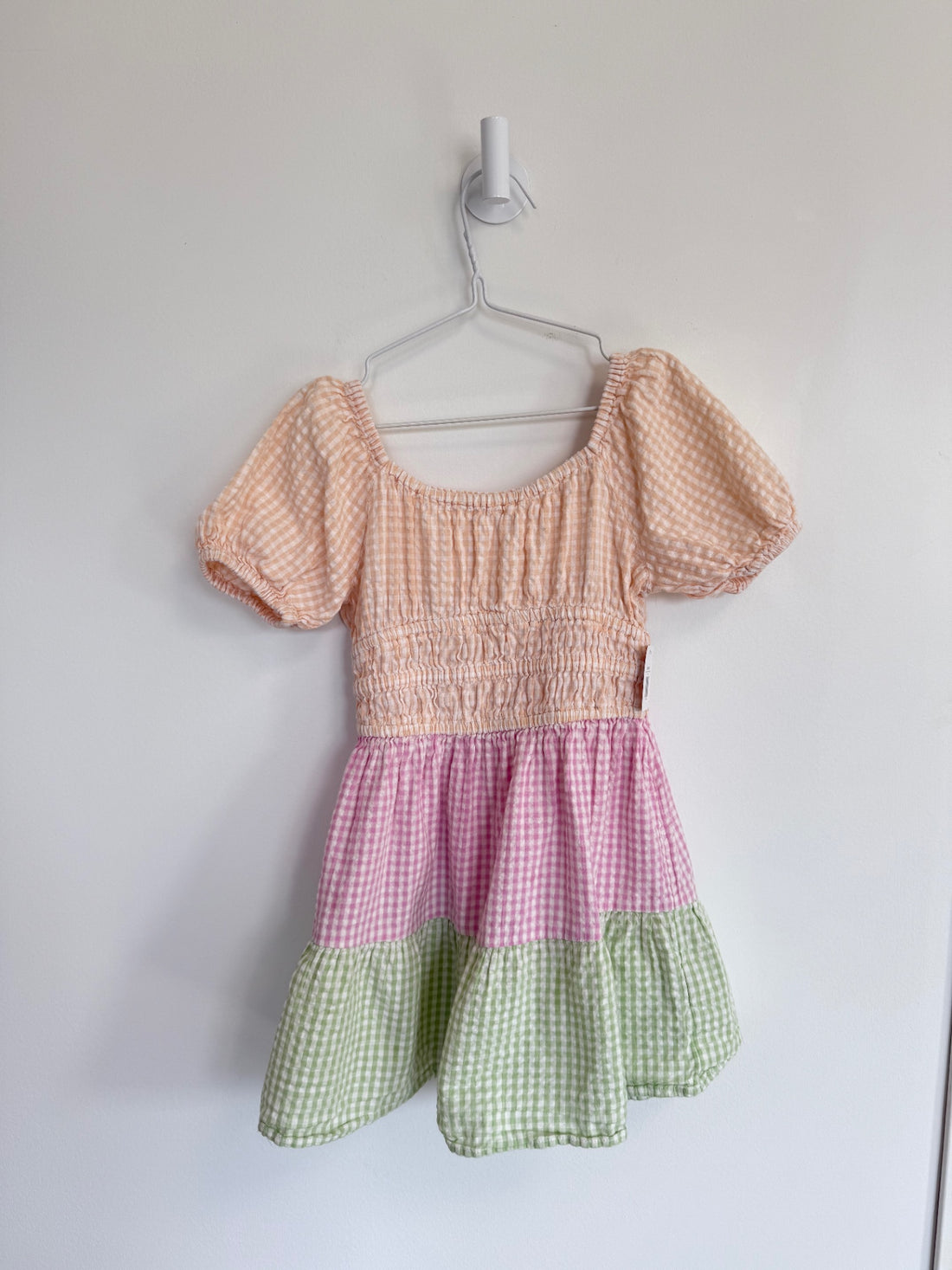 Gap Dress 6-7 years pastel gingham