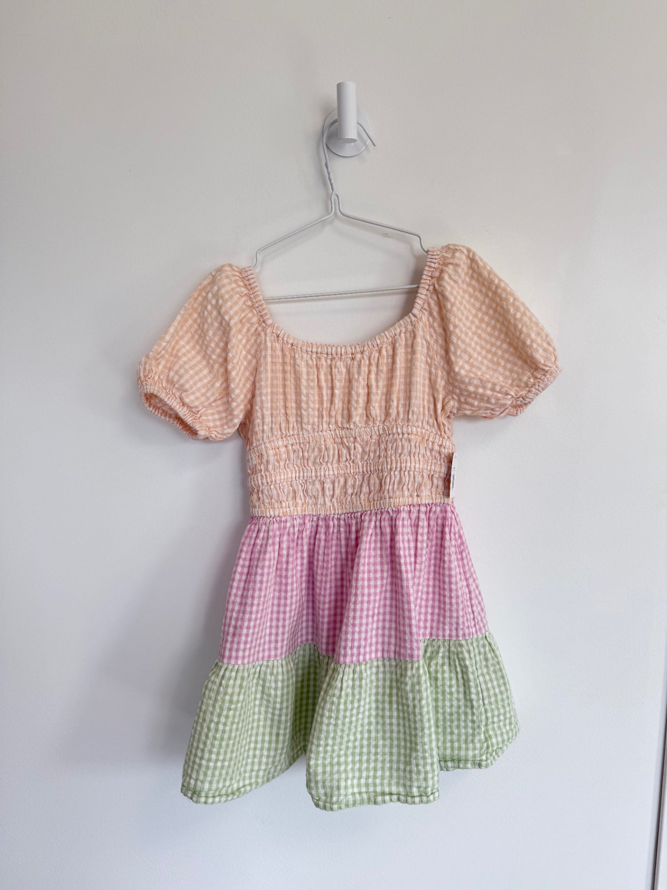 Gap Dress 6-7 years pastel gingham