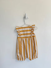 Petit Lem Romper 12 months Yellow/white stripe