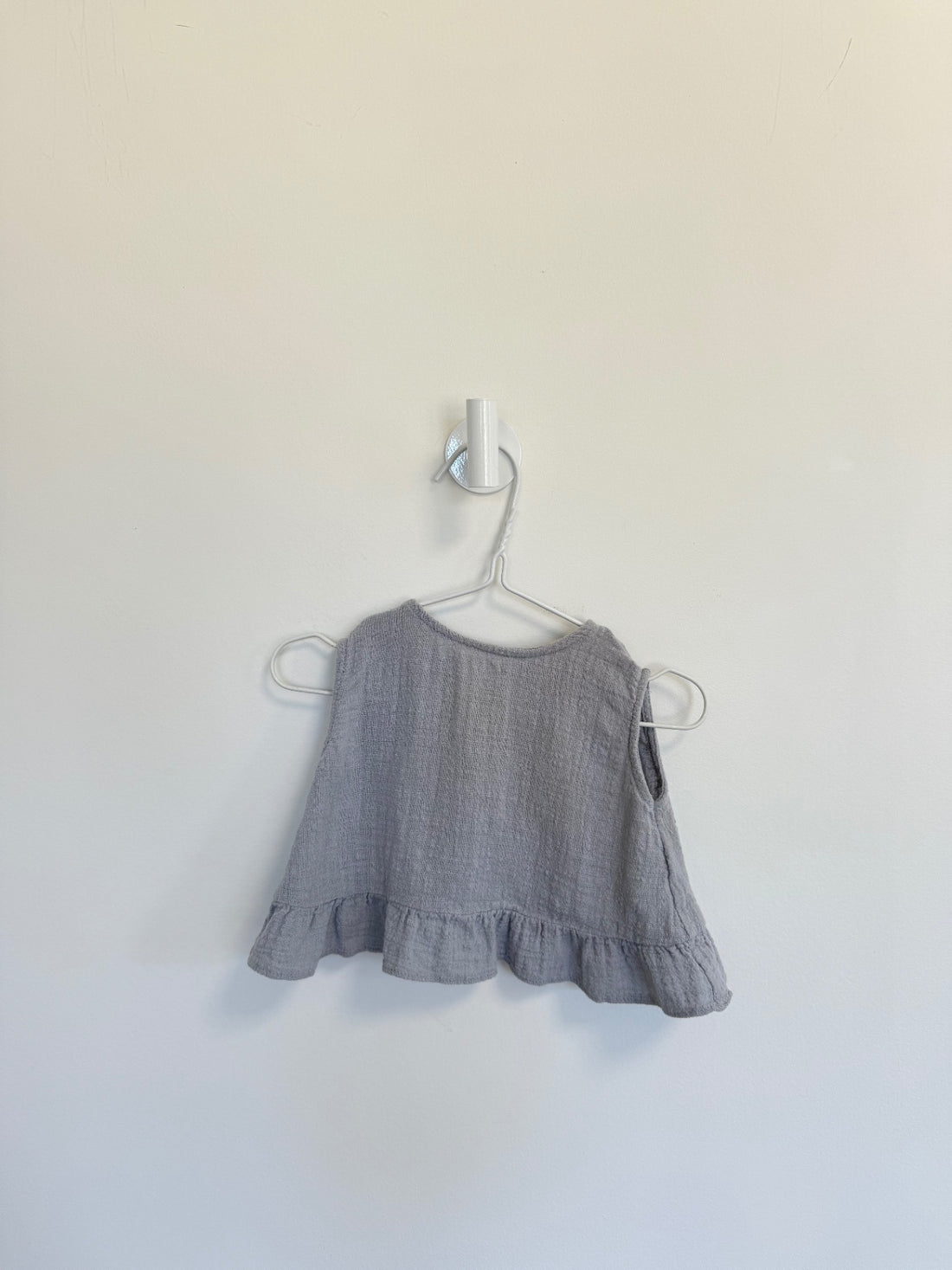Vignette Top 3-6 months Light Blue