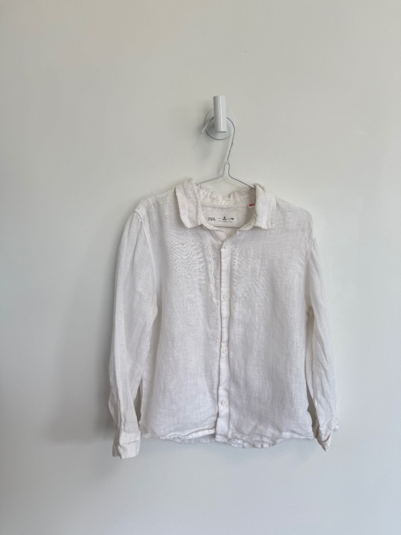 Zara Shirt 6 years White