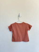 Zara T-Shirt 9-12 month Dusty pink heart pocket
