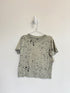 H&M T-Shirt 4-6 years Sage w/black speckles