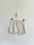 Dear Mini Shorts 6-12 months Cream floral