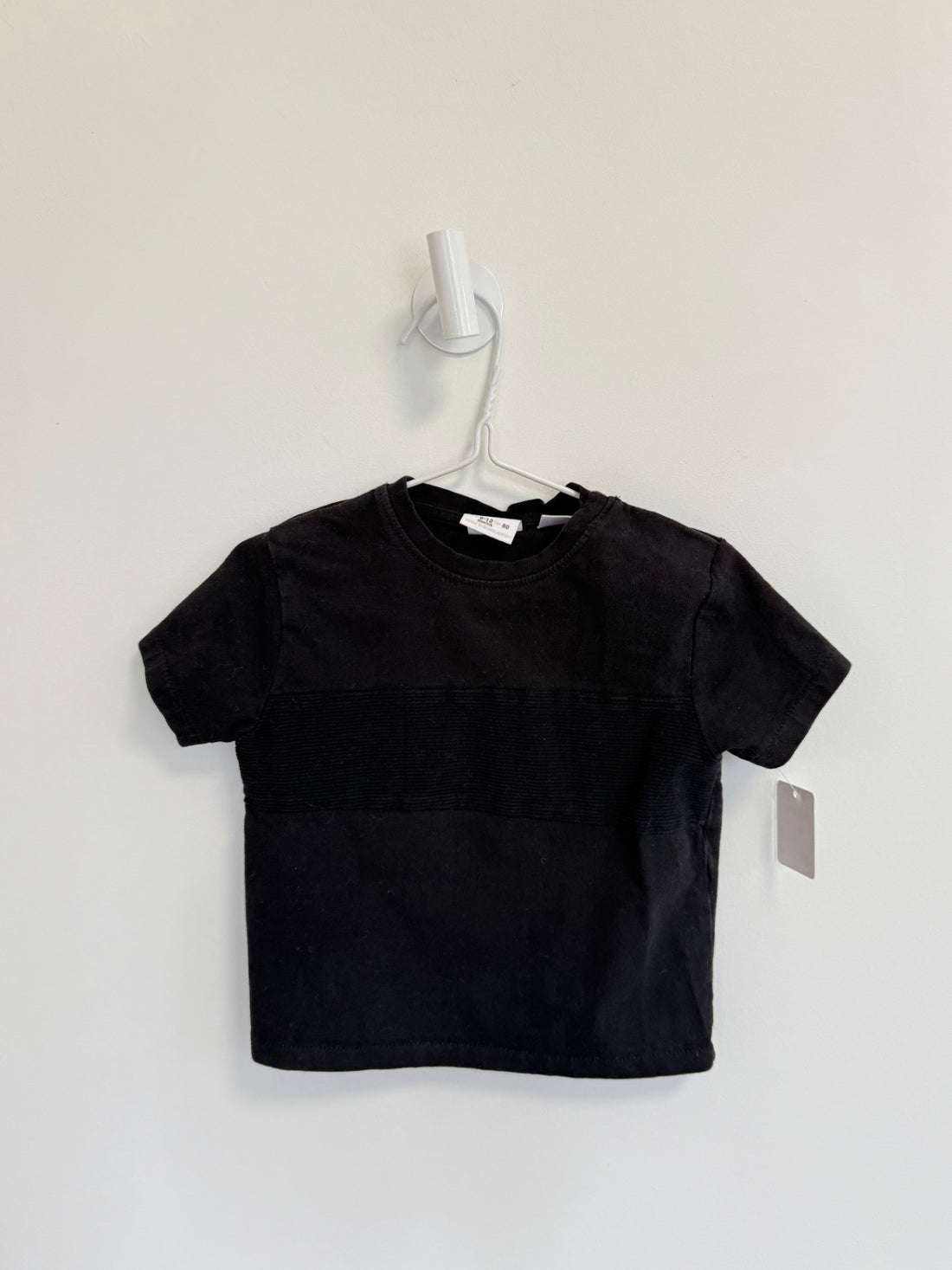 Zara T-Shirt 9-12 months Black