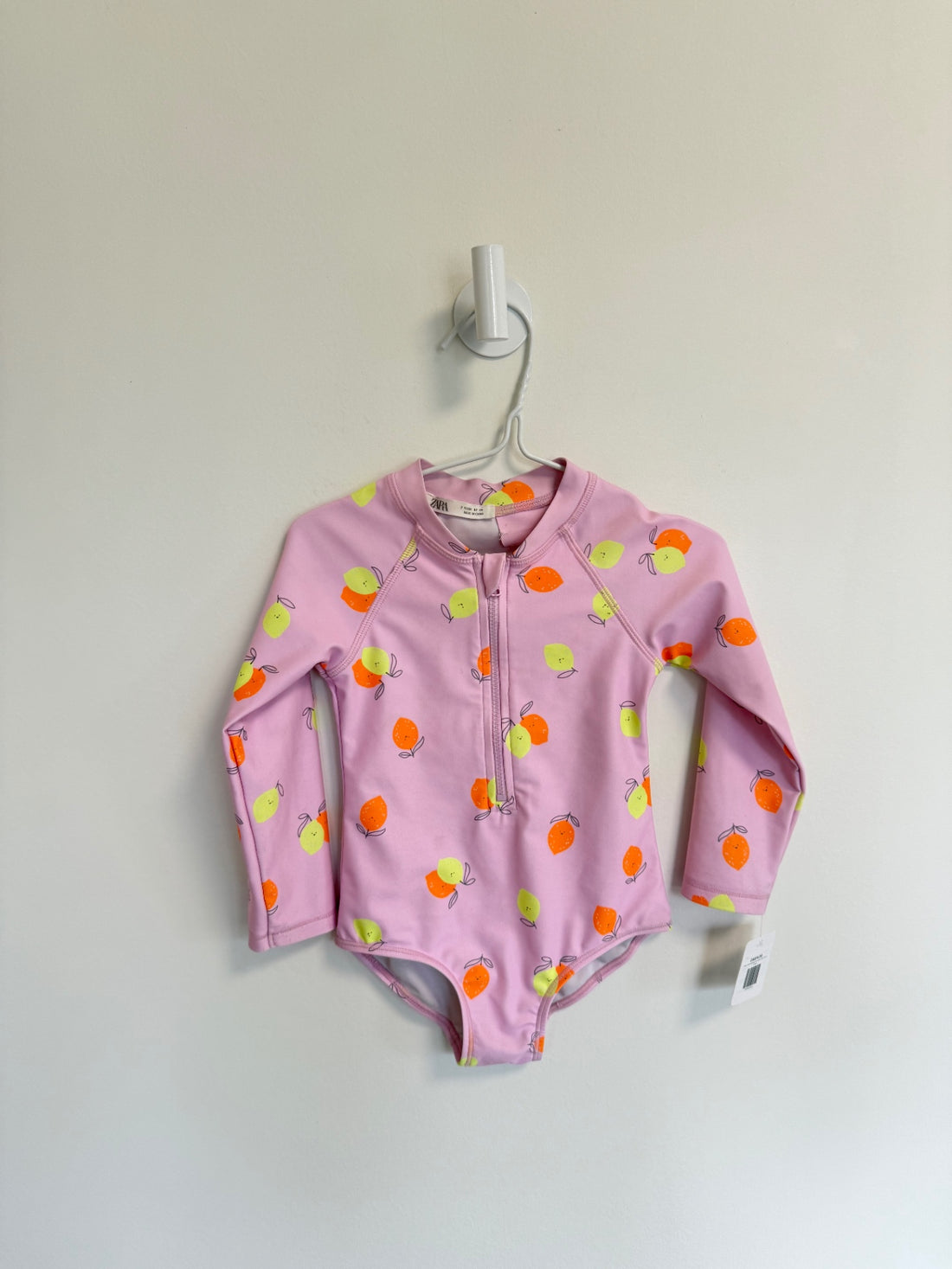Zara Bathing suit 2 years Pink w/fruit