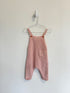 Rabbit + Bear Overalls 6-9 months Pink