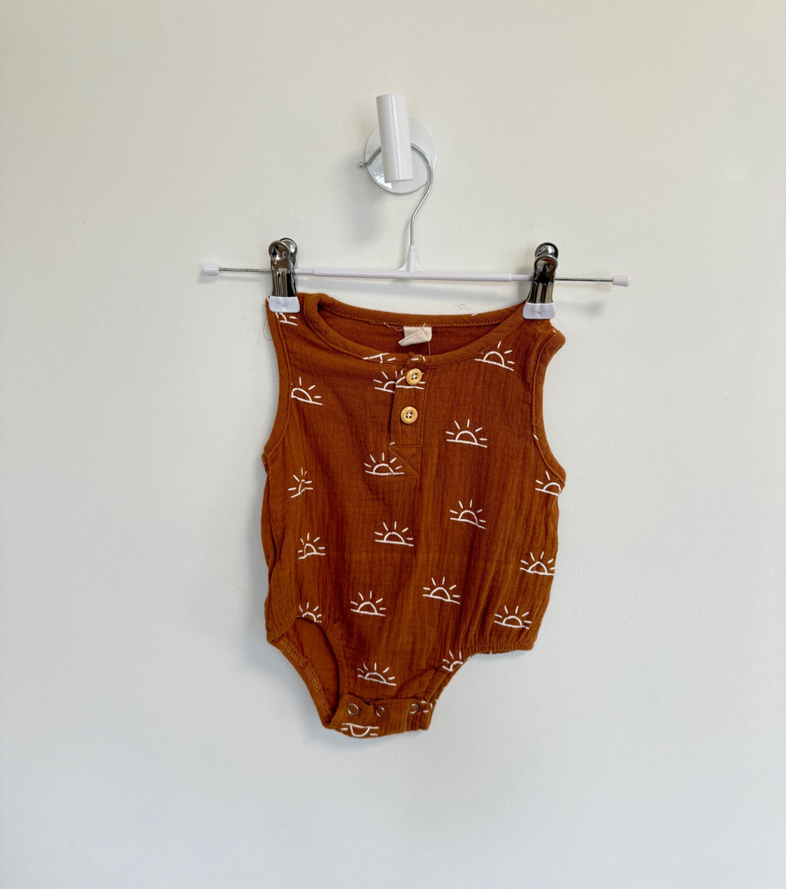 Unknown Romper 9-12 months Rust