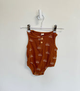 Unknown Romper 9-12 months Rust