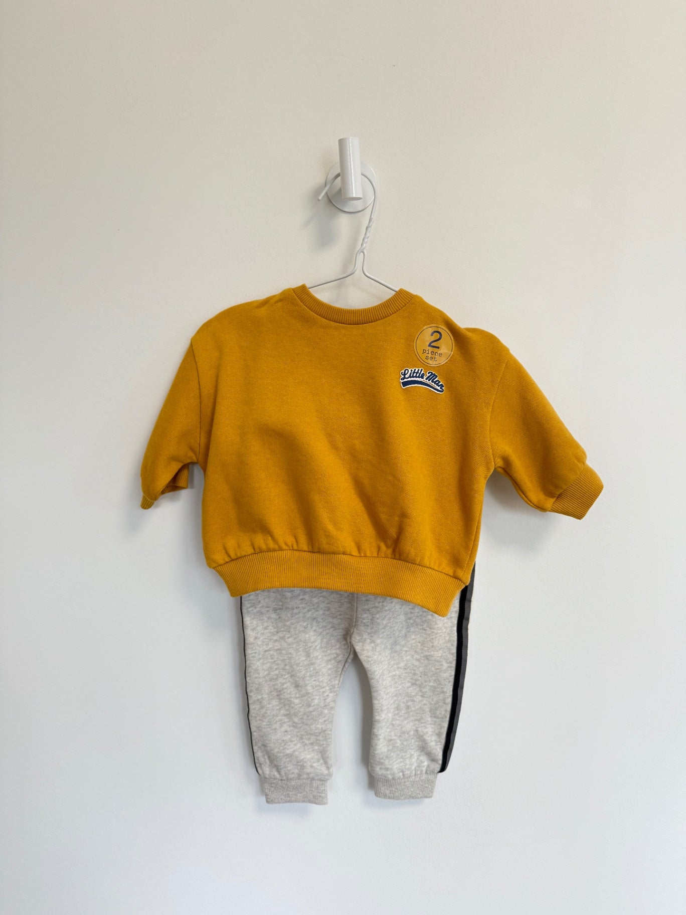 NEXT baby 2 pc set 3-6 months Mustard yellow