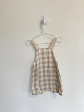 H&M Overalls 2 piece set 9-12 months Neutral Check