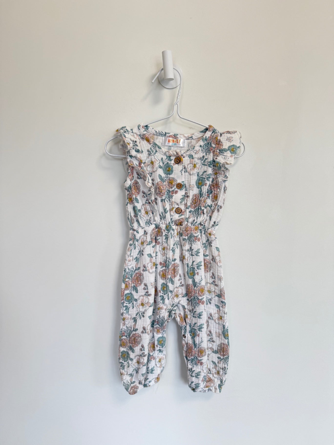 Monkey Bars Romper 12 months Floral