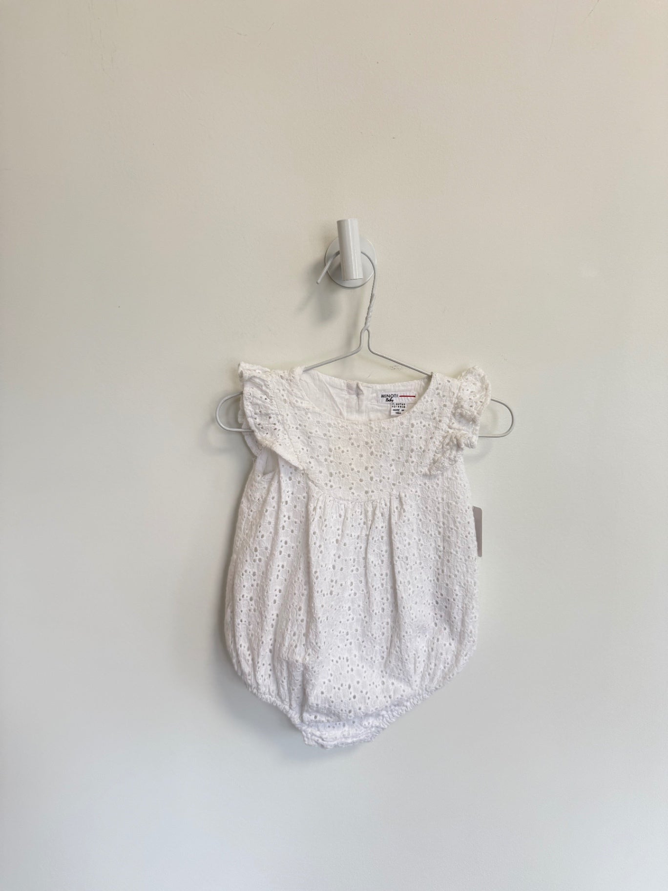 Minoti Onesie 3-6 months White