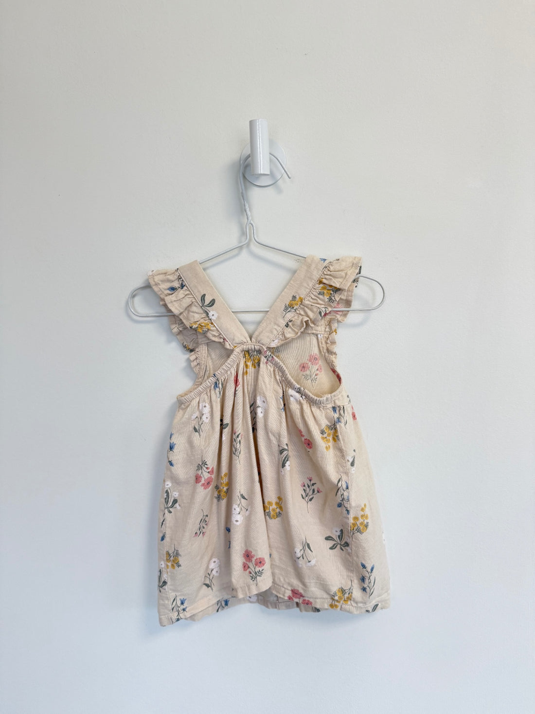 H&amp;M Dress 4-6 months cream floral