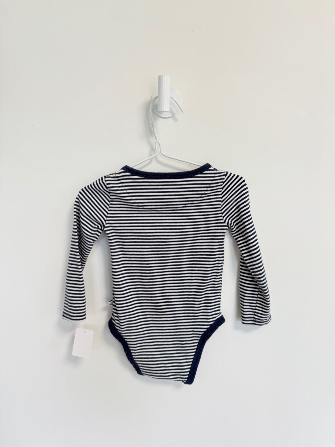 Petit Lem Onesie 18 months Navy/White Stripe