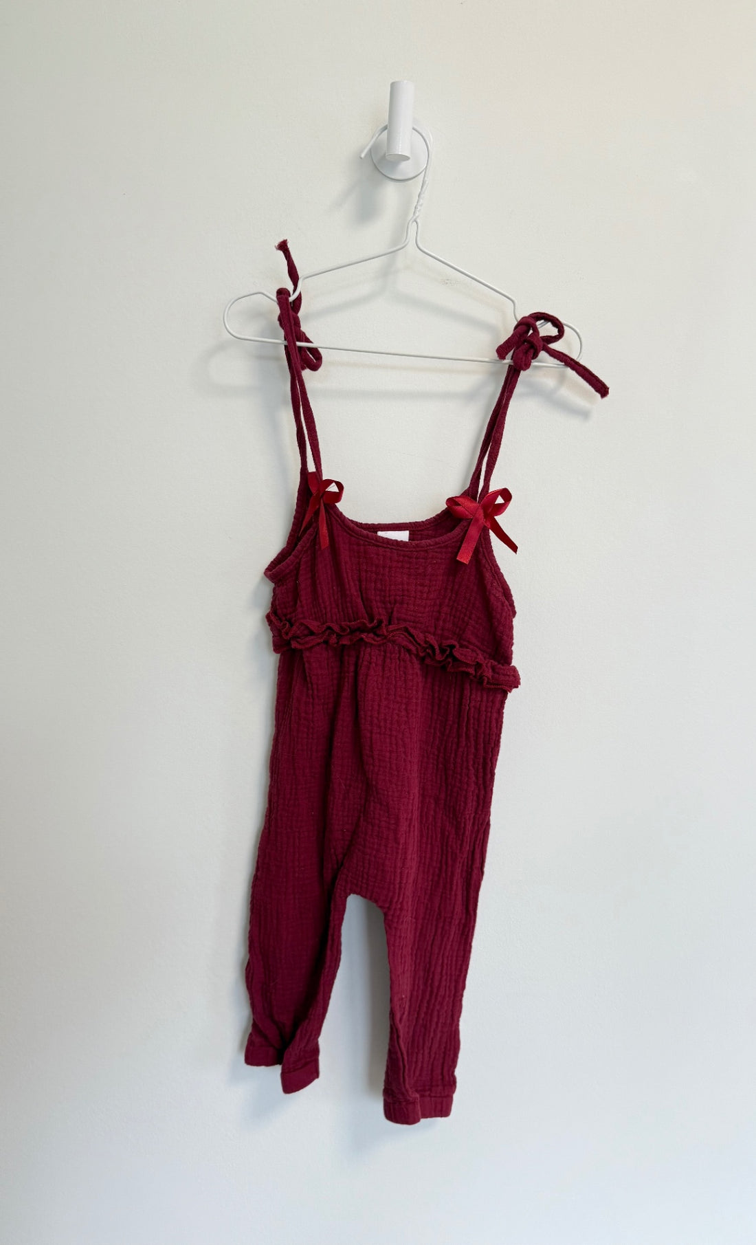 Unbranded Romper 12-18 months Burgundy
