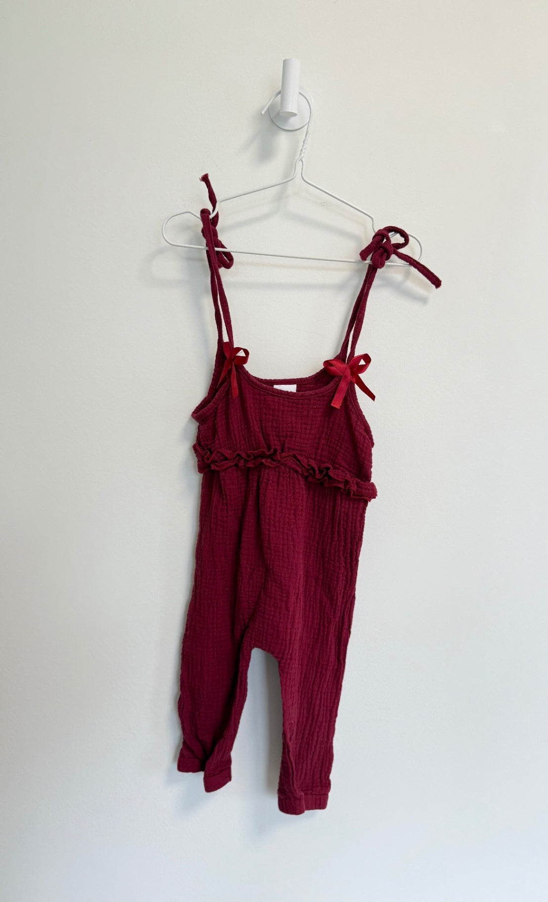 Unbranded Romper 12-18 months Burgundy