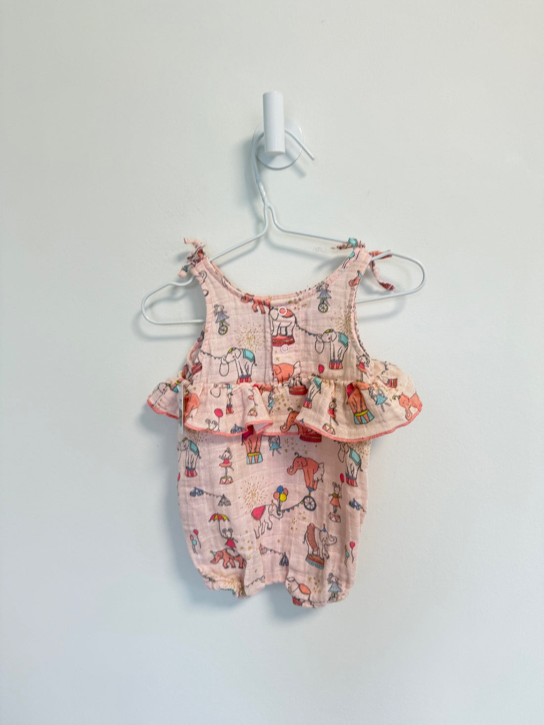 Mudpie Romper 3-6 months Pink Circus