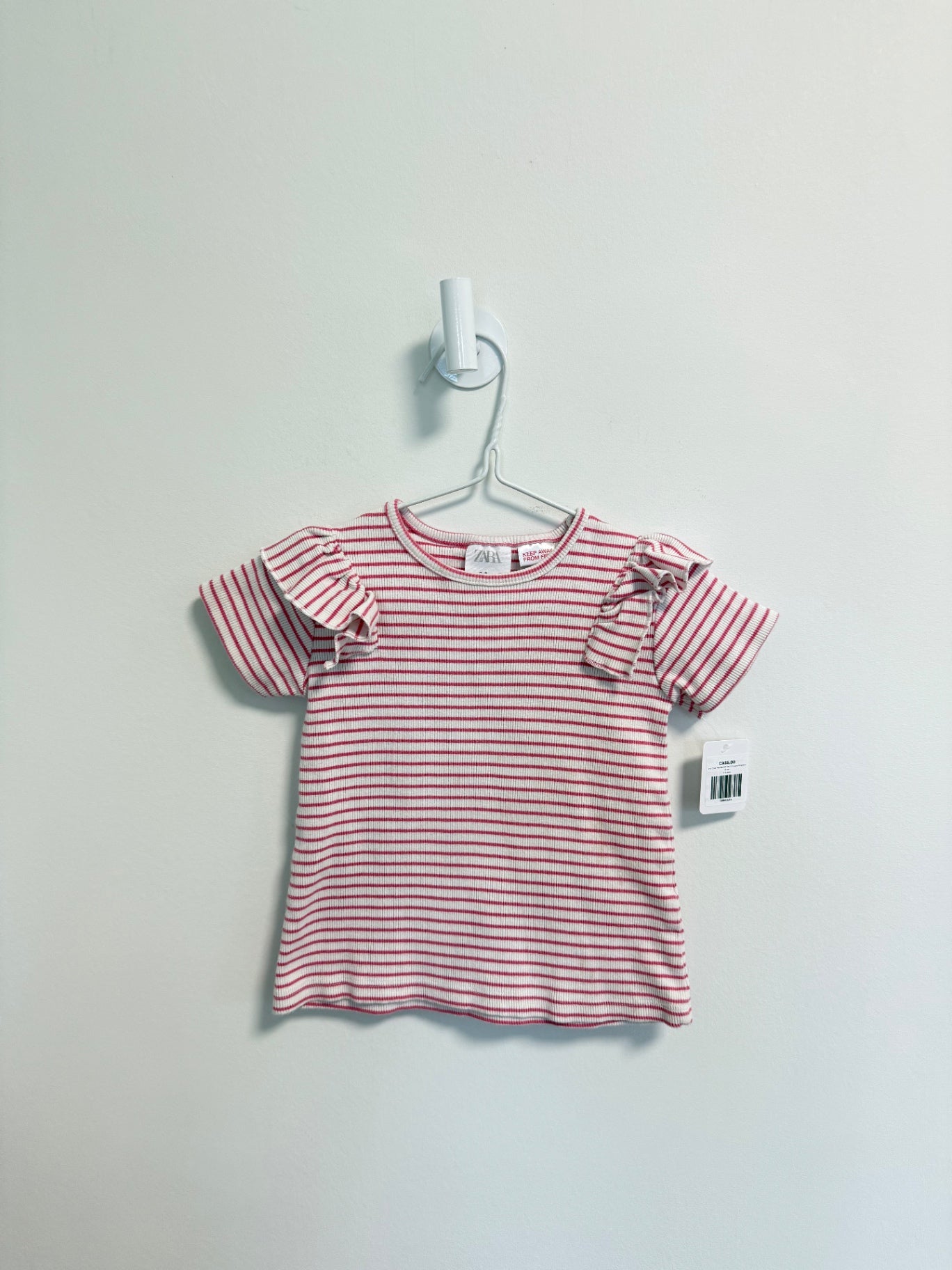 Zara Play Bundle Top 2-3 years Pink/White Stripe