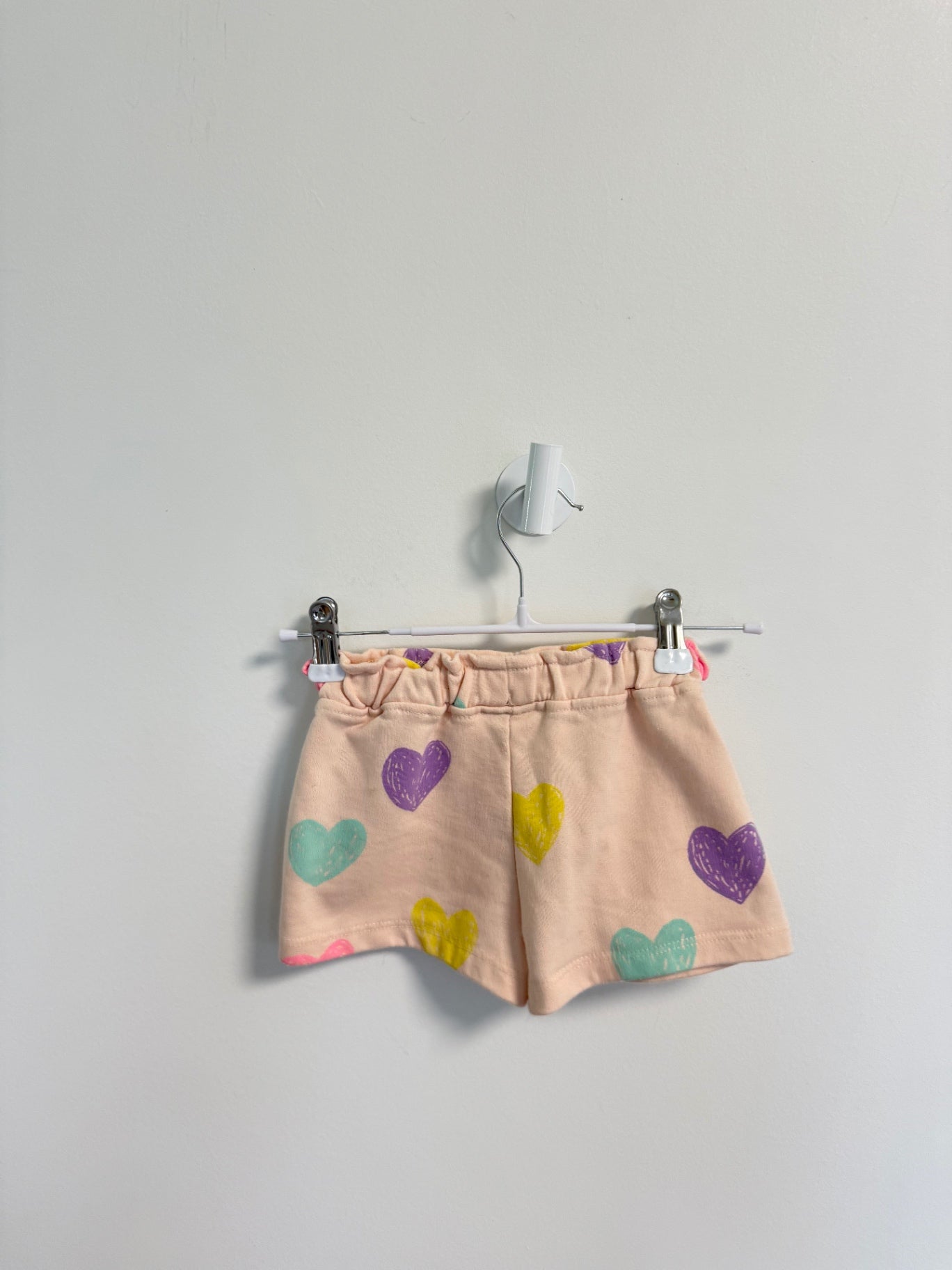 Zara Shorts 2 years Peach hearts