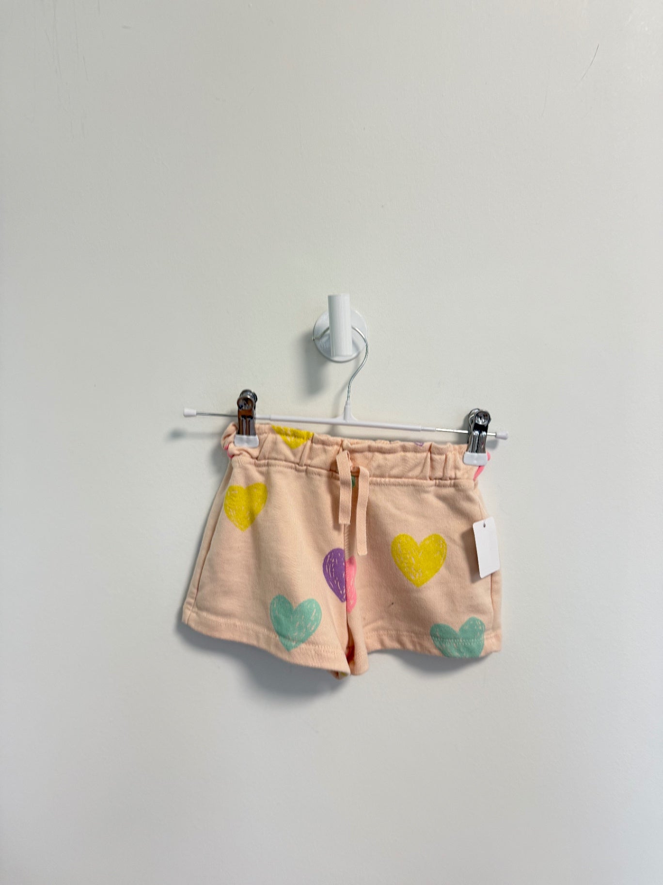 Zara Shorts 2 years Peach hearts