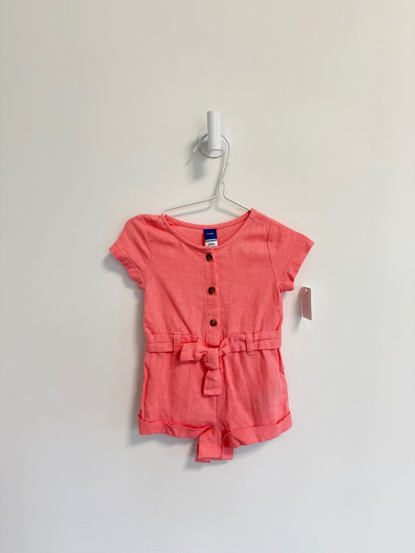 Romper 3-6 months pink