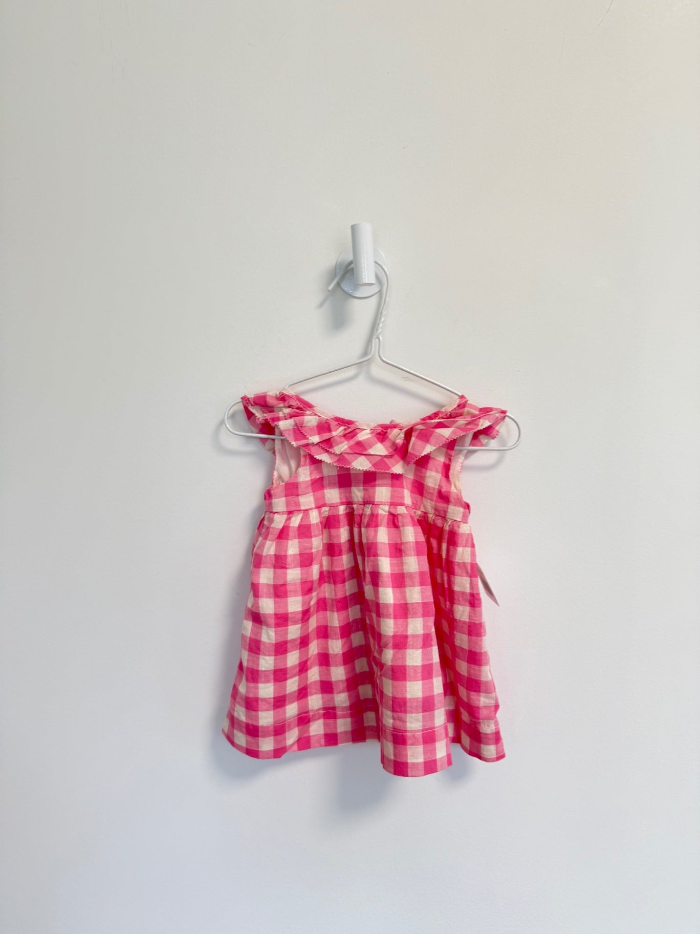baby Gap Dress 3-6 months Pink checkered