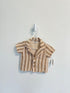 Rabbit + Bear 2 pc set 0-3 months Beige/Brown stripe