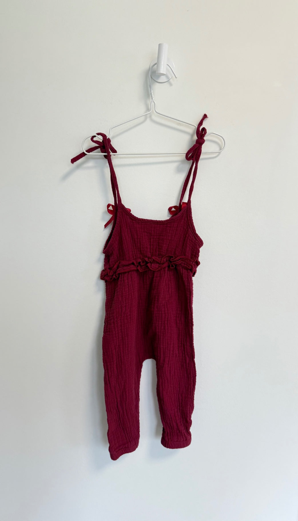 Unbranded Romper 12-18 months Burgundy