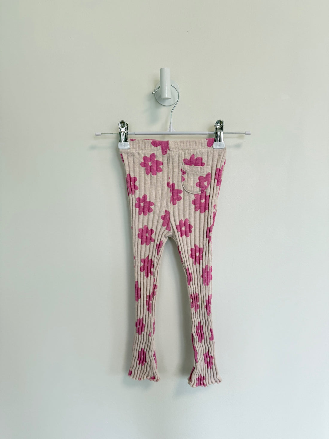 Zara Pants 2-3 years Pink Flowers