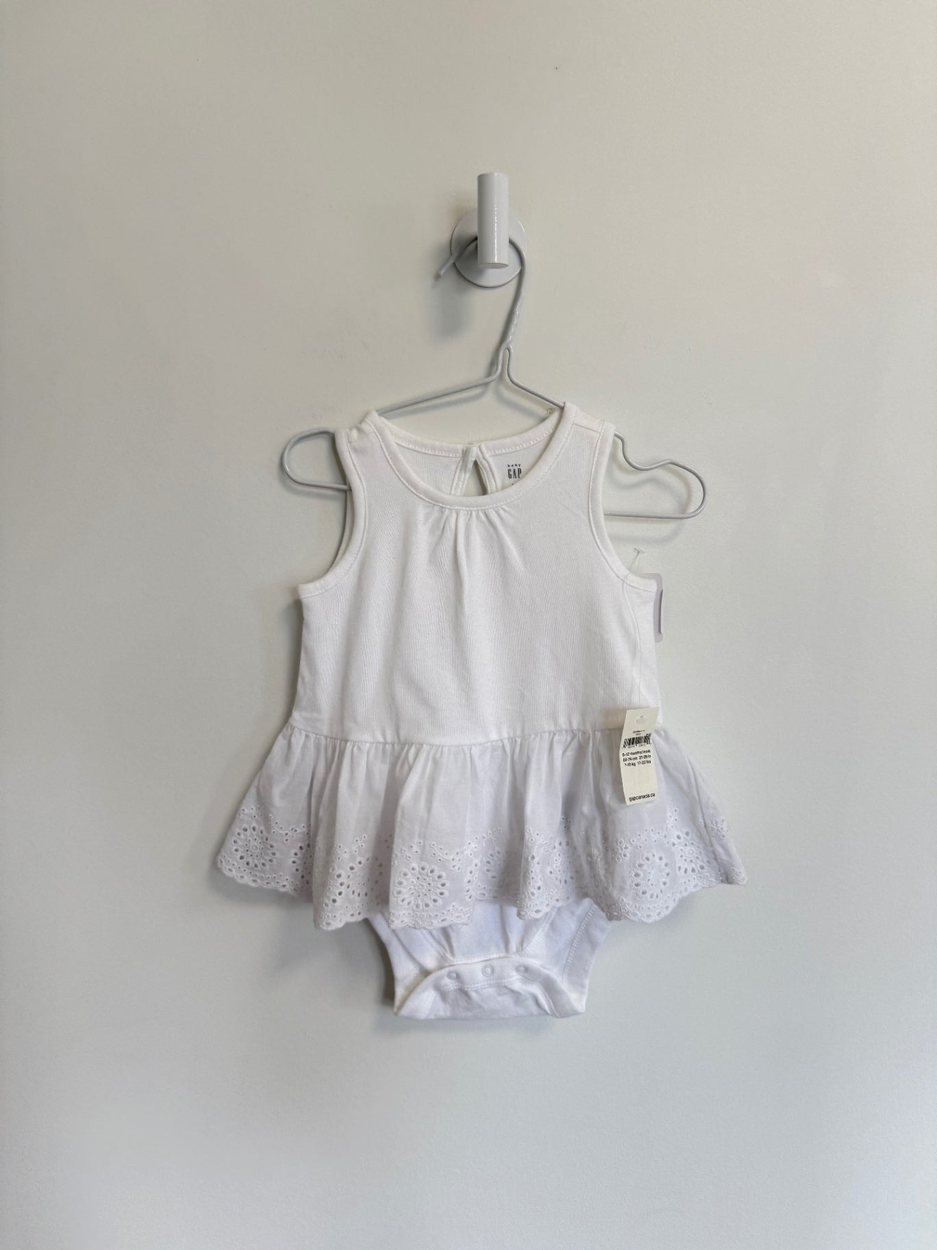 baby Gap Onesie 6-12 months White