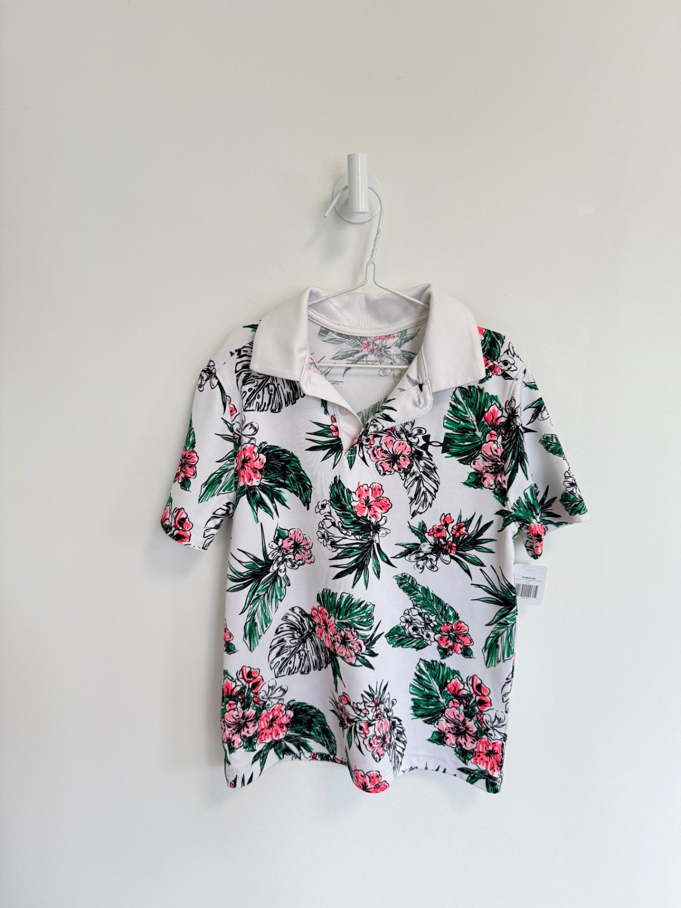 Under Armour Shirt Small White w/flowers
