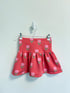 H&M Skirt 4-6 years Coral tulips
