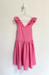 H&M Dress 4-6 years Bright PInk