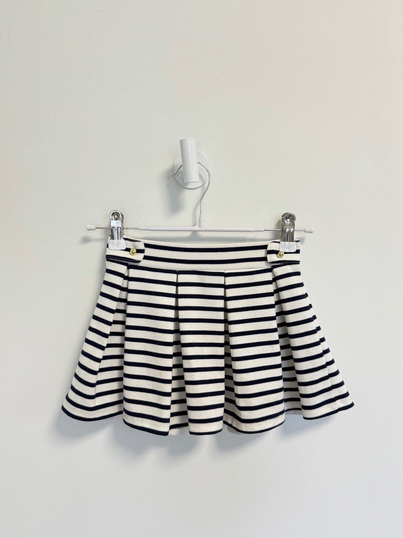 H&amp;M Skirt 1 1/2- 2 years white/navy stripes