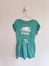 Roots Romper 4 years Teal