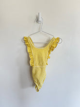 Cat & Jack Bathing suit 12 months yellow check
