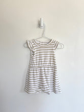 Nordstrom Romper Newborn White/Sage stripe
