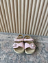 Cat & Jack Sandals 5 Pink and white