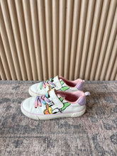 Disney Shoes 11 White, pink, green, purple, yellow