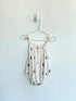 Belan.J Romper 18-24 months cream w/flowers